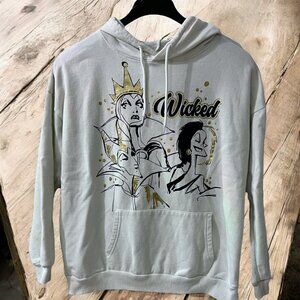Vintage Disney Villains Wicked Bad Girls‎ Evil Queen Cruella Maleficent Hoodie L